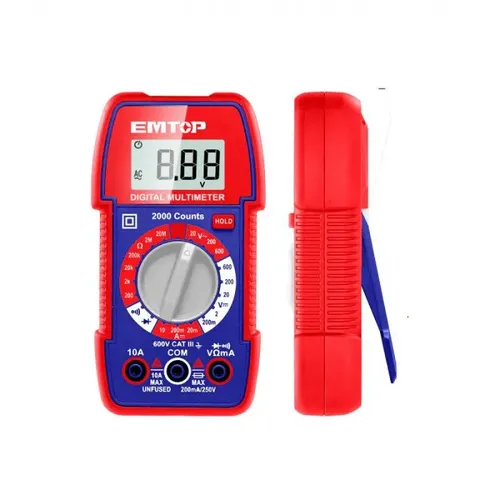 Emtop Digitální multimetr 600V RMS 2000 Manual