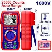 Emtop Digitální multimetr 1000V RMS 2000 Auto