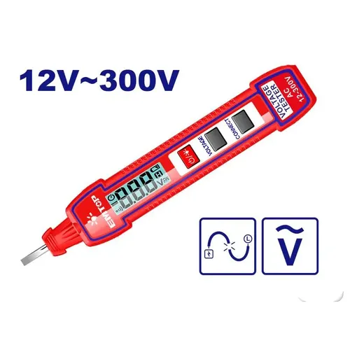 Emtop Bezkontaktní detektor střídavého napětí  AC 12–300V LED