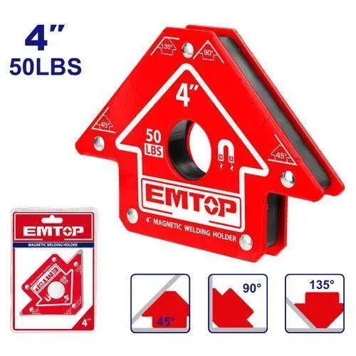 Emtop Magnetický svařovací úhelník 100mm