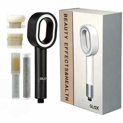 Filtrační sprchová hlavice sada černá Glox SH001B