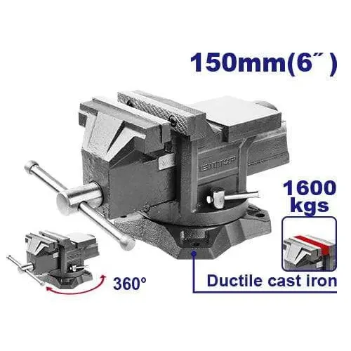 Emtop Svěrák zámečnický otočný 150mm