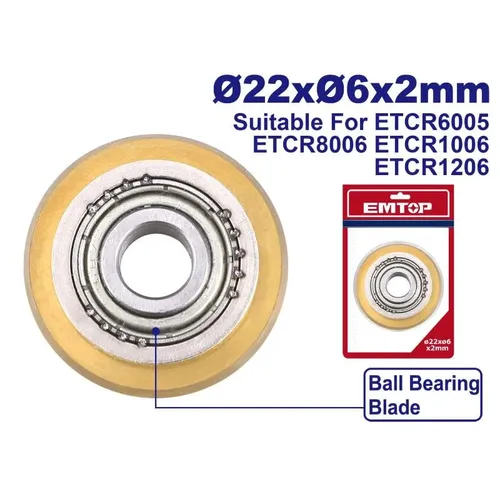 Emtop Řezný  kotouč do ruční řezačky na dlažbu 22x6x2mm