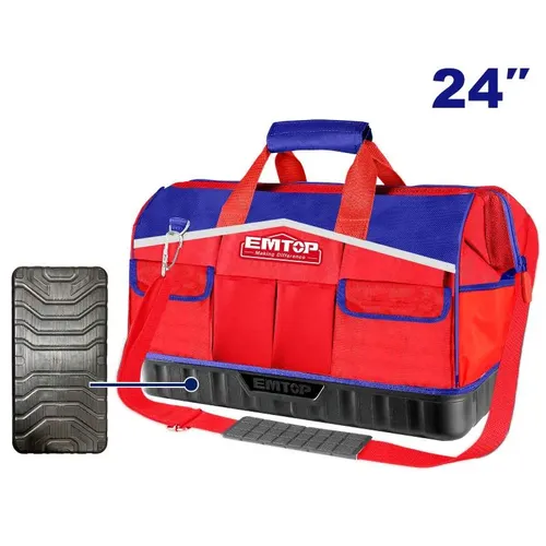 Emtop Taška na nářadí s pevným dnem 24"