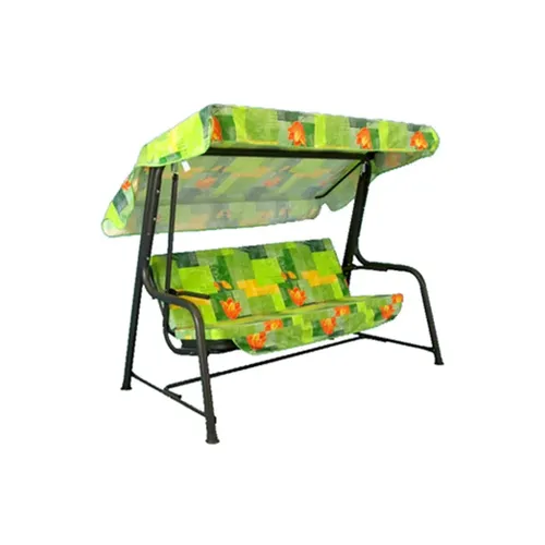 Stříška + poduška 144 x 50 x 6 - zelená květ pro houpačku SANTA FE Reti Gritti