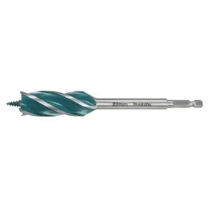 Makita E-26674 vrták do dřeva čtyřbřitý šestihran 1/4" 22x165mm