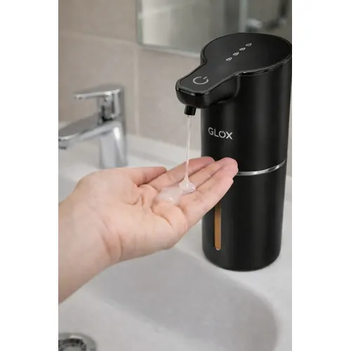 Bezdotykový dávkovač mýdla černý Glox GM1B