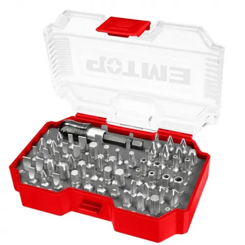 Emtop Sada bitů pro šroubování 62 ks