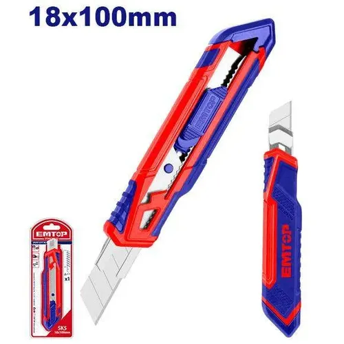 Emtop Nůž s odlamovací čepelí 18x100 mm