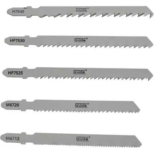 Sada pilových plátků k přímočaré pile STS 18-0, 5dílná Güde 58156
