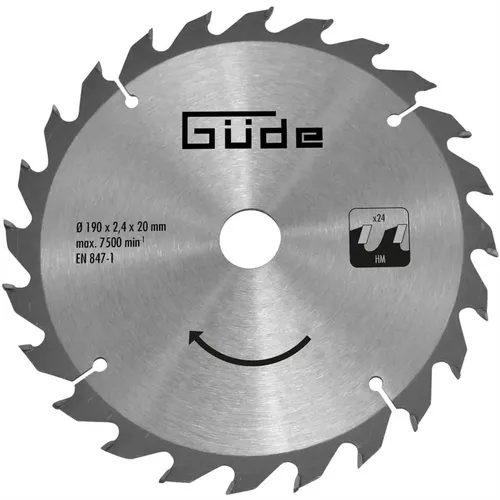 Pilový kotouč na dřevo HM 190x20-24z Güde 58172