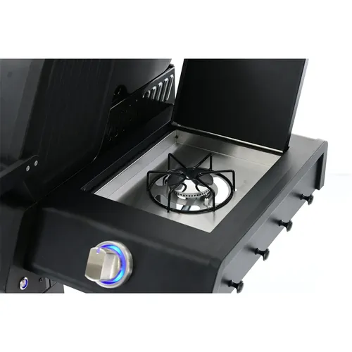 Riwall PRO RGG 21 plynový gril 10 kW se dvěma hořáky a bočním vařičem