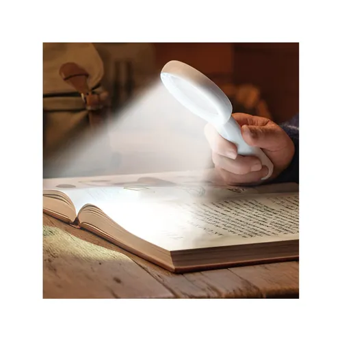 Lupa se světlem, 6×, 12× zvětšení, usb nabíjení EXTOL LIGHT 43163