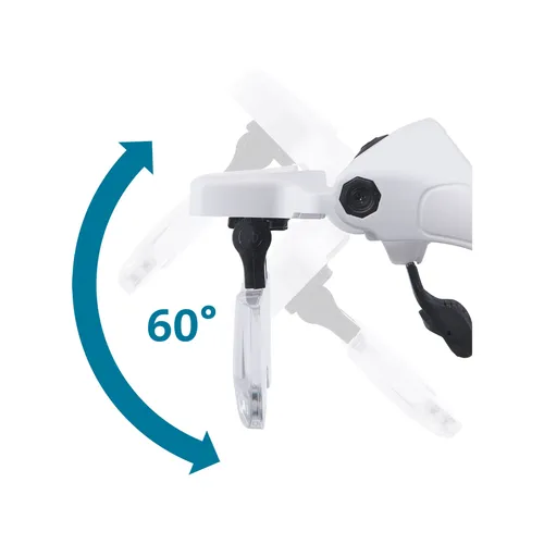 Brýle s lupou a osvětlením, 3,5×, usb nabíjení EXTOL LIGHT 43165