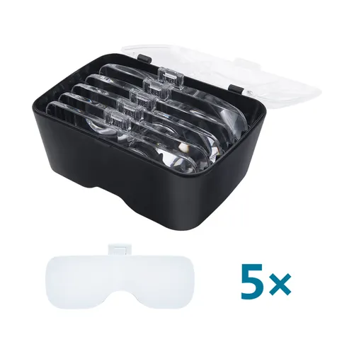 Brýle s lupou a osvětlením, 3,5×, usb nabíjení EXTOL LIGHT 43165