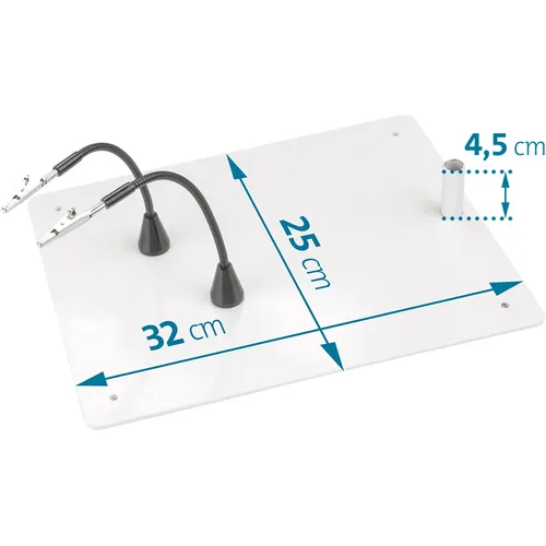 Základna pro stolní lupu s držáky EXTOL LIGHT 43162A