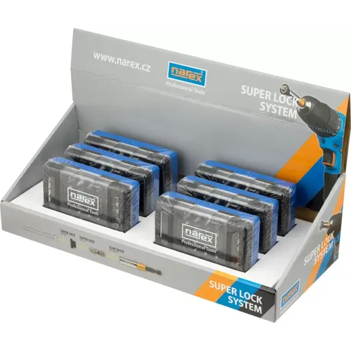 6× 52-Bit Box SL Prod.display 6x 52-Bit Box SL NAREX