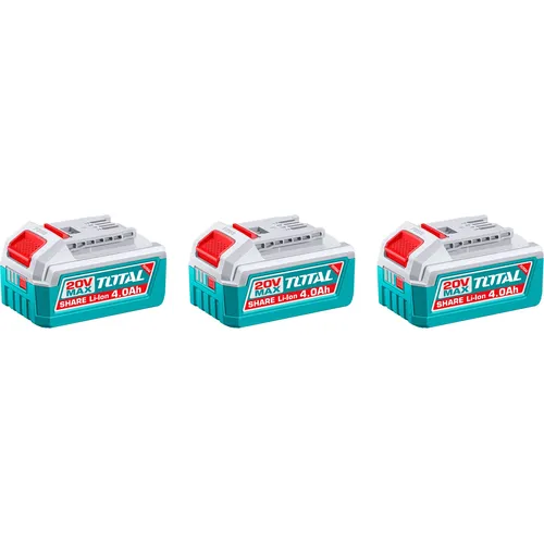 Sada baterií, 20v li-ion, 4000mah, industrial TOTAL TOSLI251296E