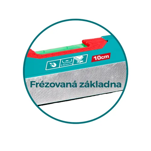 Vodováha, 10cm, industrial TOTAL TMT205101