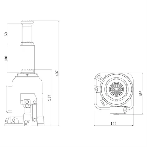 Hydraulický zvedák GSH 20T Güde 18043