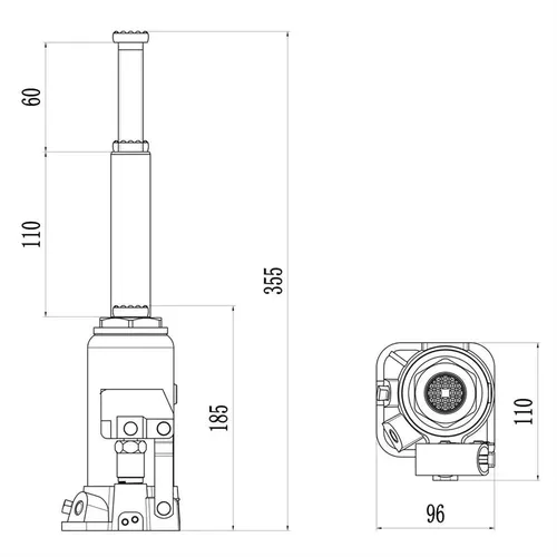 Hydraulický zvedák GSH 5T Güde 18041