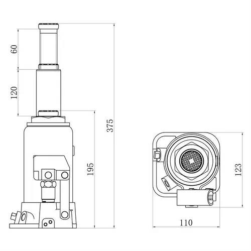Hydraulický zvedák GSH 10T Güde 18042