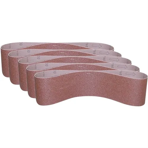 Sada brusných pásů 1220 x 150 mm K 60 k brusce GBTS 1100, 5dílná Güde 38360