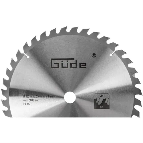 Pilový kotouč HM 305 x 25,4 mm - 40z Güde 54986
