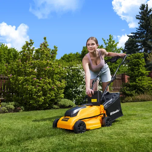 Riwall PRO RALM 3320i akumulátorová travní sekačka 20 V (bez baterie a nabíječky)