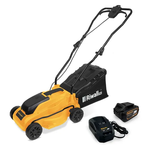 Riwall PRO RALM 3320i SET aku travní sekačka 20 V + 1x 4Ah baterie + nabíječka 2,4 A