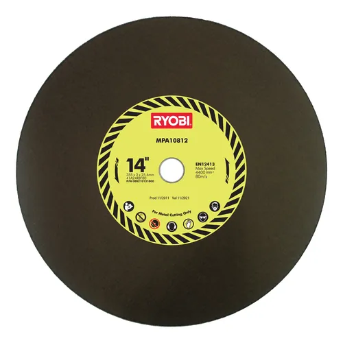 RYOBI COSB355A1 řezný kotouč na železo 355 x 25,4 x 3 mm ( pro ECO2335HG / MT 150 / MT 140 )