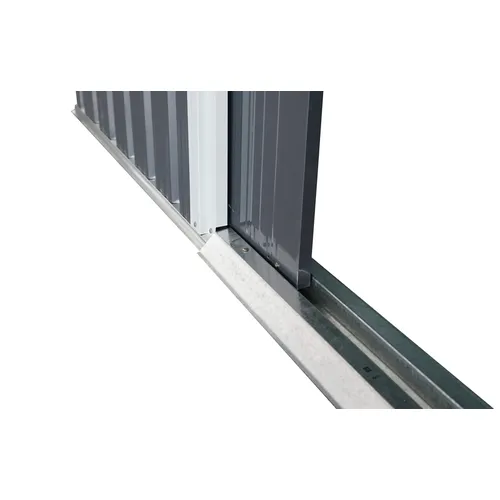 Riwall PRO RMSA 12x10 Anthracite zahradní domek kovový 3 x 3,7 m se sedlovou střechou antracit