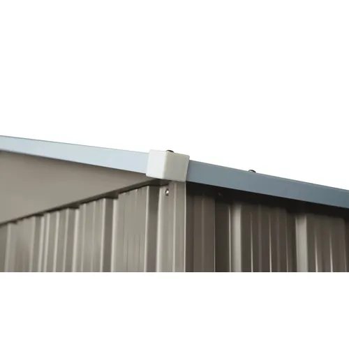 Riwall PRO RMSA 12x10 Brown zahradní domek kovový 3 x 3,7 m se sedlovou střechou hnědý