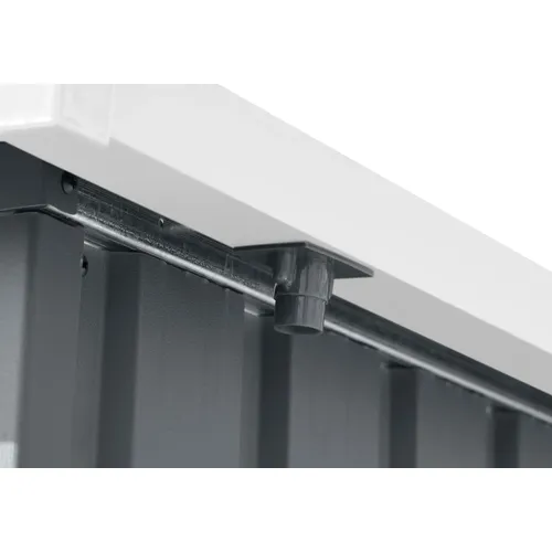 Riwall PRO RMSP 9x8 Anthracite LUX zahradní domek kovový 2,4 x 2,8 m s pultovou střechou antracit