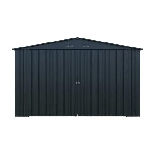Riwall PRO RMCG 20x13 Anthracite kovová garáž 3,8 x 6 m se sedlovou střechou Antracit