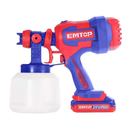 Emtop Aku stříkací pistole 20V 1000ml solo