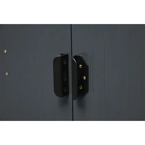 Riwall PRO RMSA 6x8 Anthracite zahradní domek kovový 2,4 x 1,7 m se sedlovou střechou Antracit