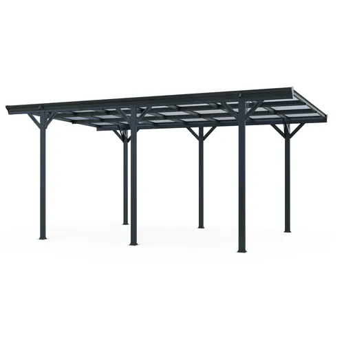 Riwall PRO RMCP 16 x 10 Anthracite přístřešek pro auto ( 5 x 3 m )