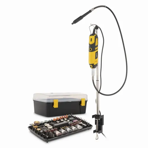 Přímá bruska 160 W  plus  226 ks příslušenství Powerplus POWX1326