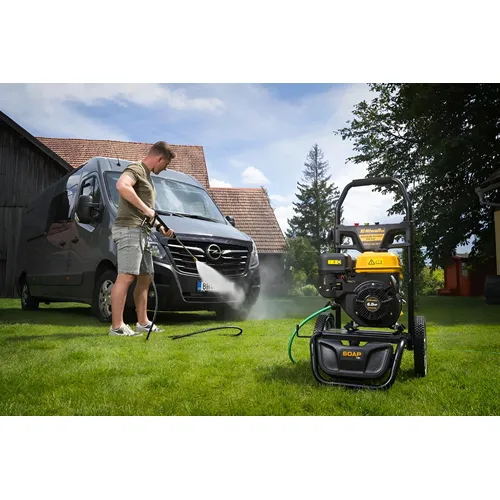 Riwall PRO RPPW 250 SET benzínová tlaková myčka 250 barů s příslušenstvím