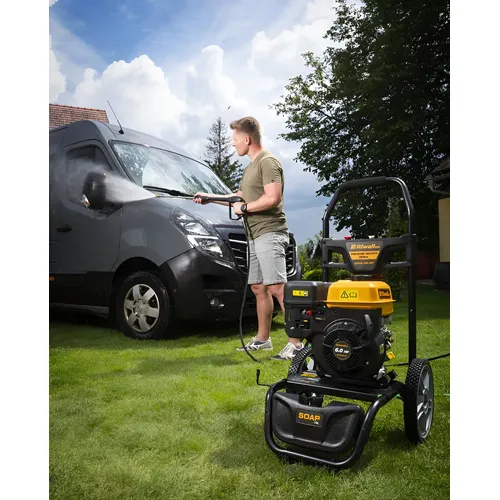 Riwall PRO RPPW 250 SET benzínová tlaková myčka 250 barů s příslušenstvím