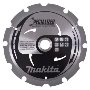 Makita B-33700 kotouč pilový PCD na vláknocementové desky 260x30mm 6Z