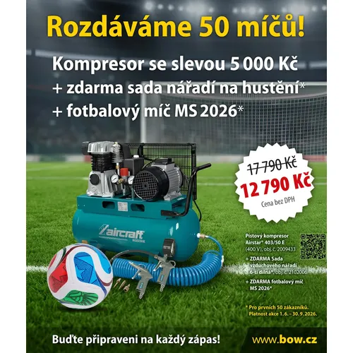 Pístový kompresor Airstar 403/50 E (400 V) + míč a sada pneunářadí ZDARMA* 2009433 Aircraft