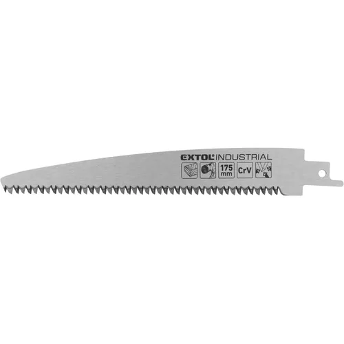 Plátek na dřevo rovný do pily ocasky, 175x24x1,2mm (d/v/tl), crv EXTOL INDUSTRIAL 8706103