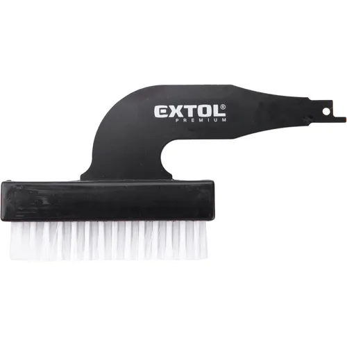 Kartáč nylonový 4řadý do pilky ocasky, 185x95x25mm (d/v/š včetně úchytu) EXTOL PREMIUM 8806502