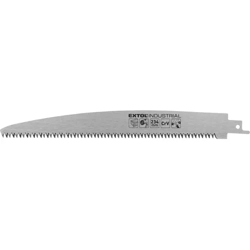 Plátek na dřevo rovný do pily ocasky, 234x26x1,2mm (d/š/tl), crv EXTOL INDUSTRIAL 8706104
