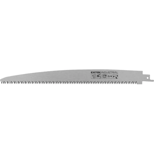 Plátek na dřevo rovný do pily ocasky, 278x27x1,2mm (d/š/tl), crv EXTOL INDUSTRIAL 8706105
