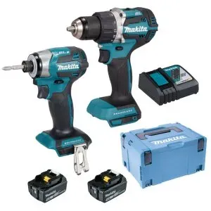 Makita DLX2574TJ Aku sada DDF484+DTD173 Li-ion LXT 18V/5,0Ah