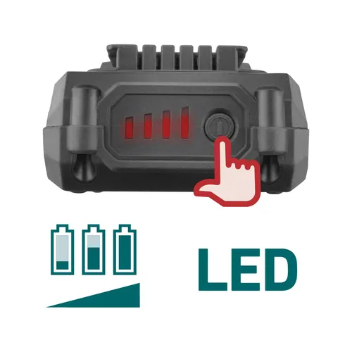 Pila ocaska aku share20v, brushless, 2ah EXTOL INDUSTRIAL 8791828