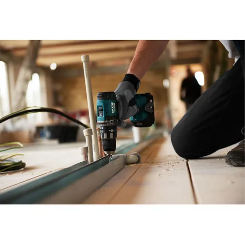 Zrušeno! nahrazeno výrobkem 8791804, vrtací šroubovák aku s příklepem share20v, brushless, 20v li-ion, 2ah EXTOL INDUSTRIAL 8791802